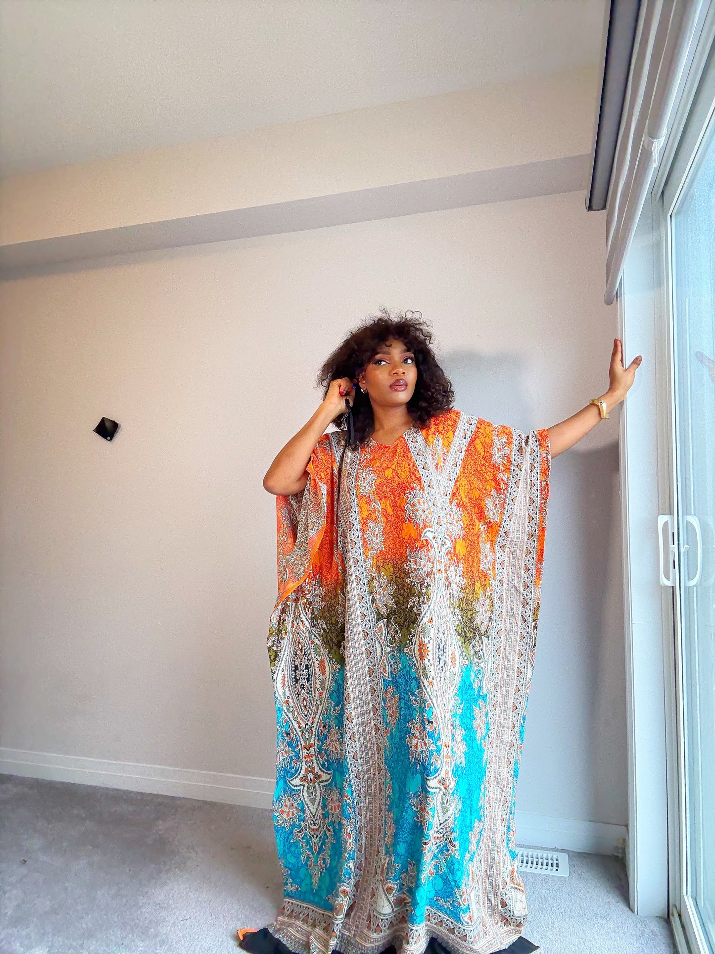 Moroccan sunset kaftan