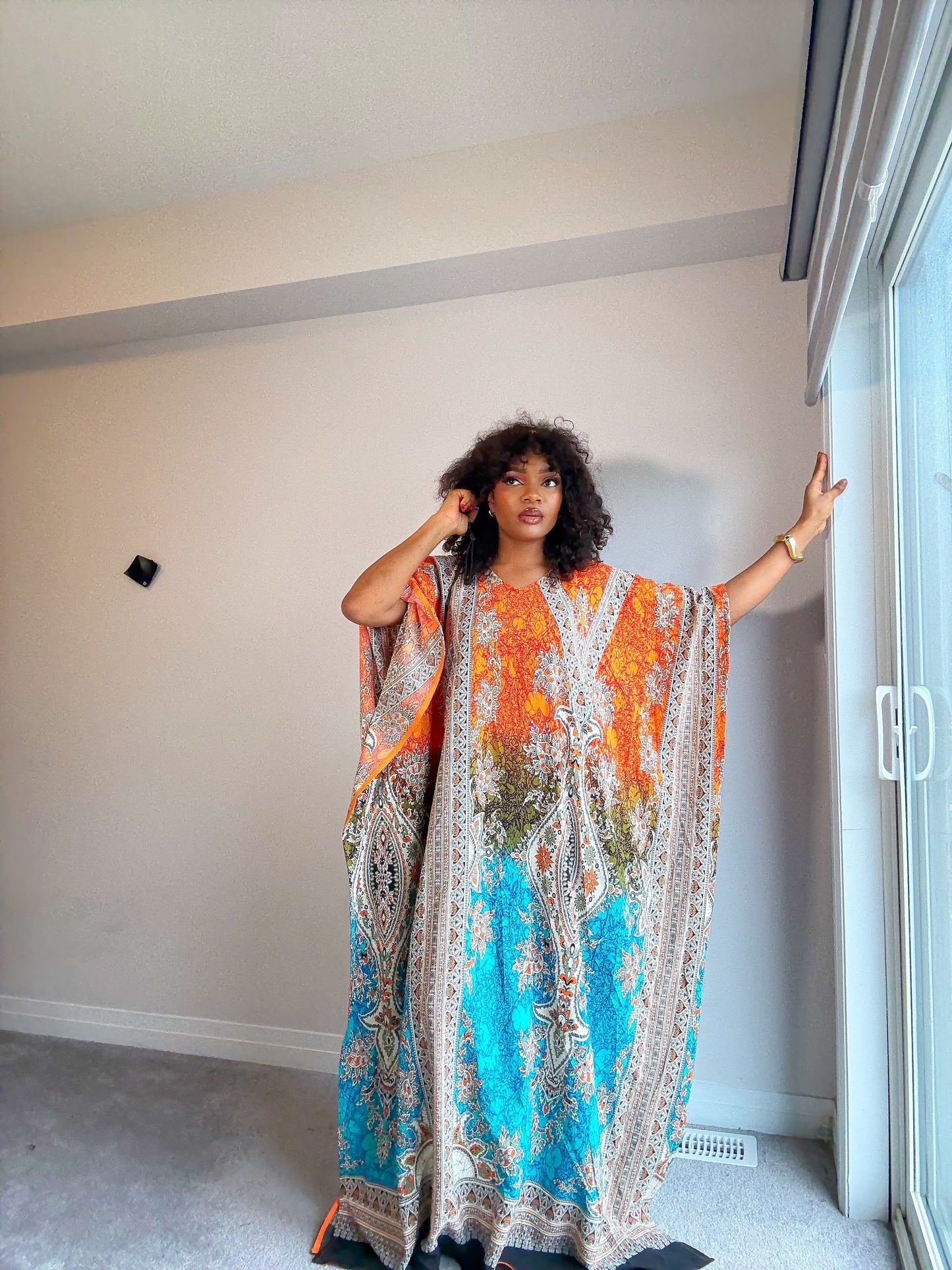 Moroccan sunset kaftan