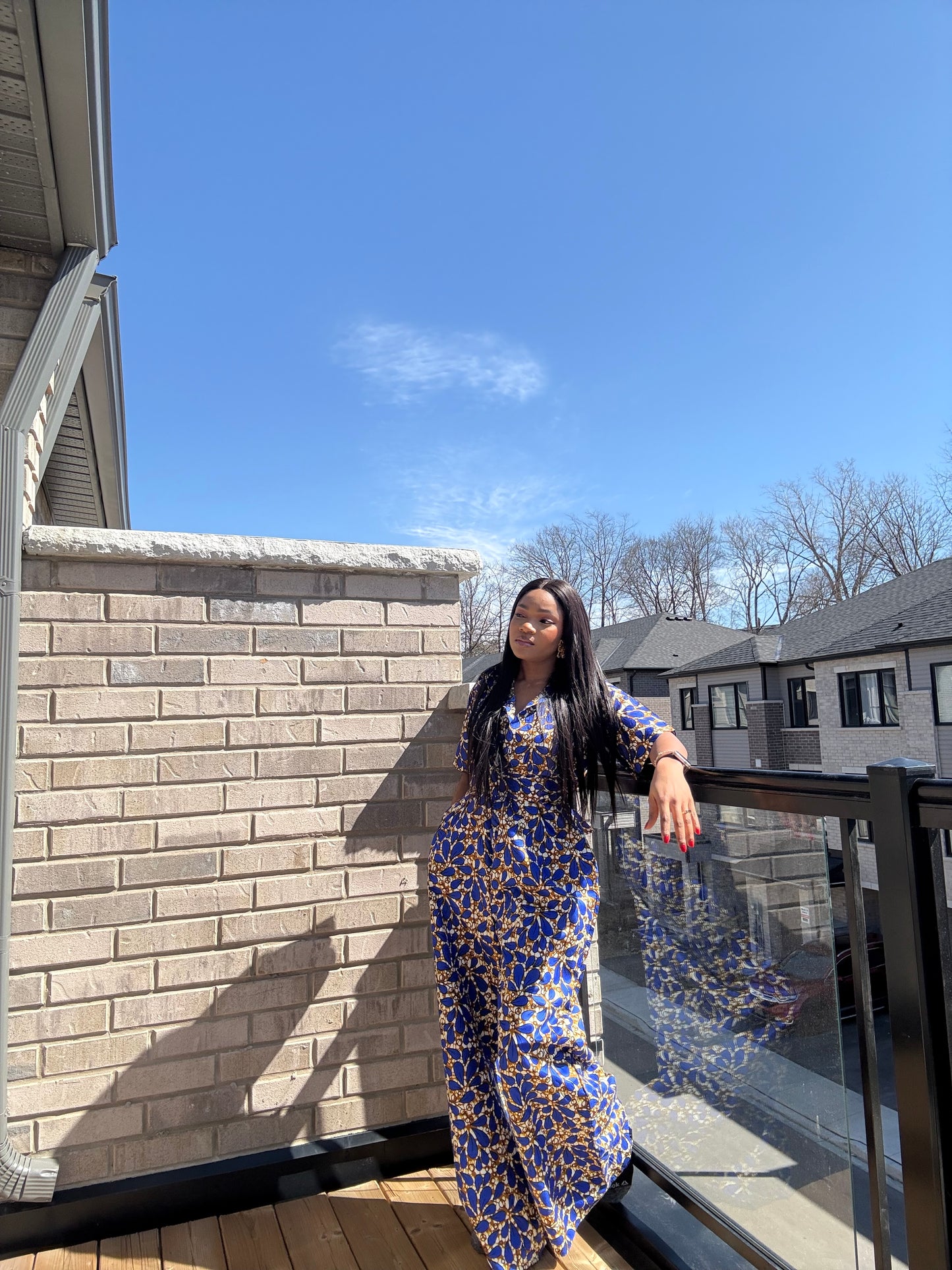 Maze Jumpsuit (Blue)