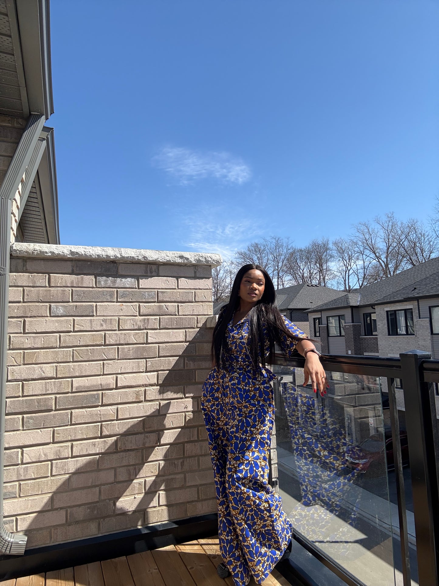 Maze Jumpsuit (Blue)