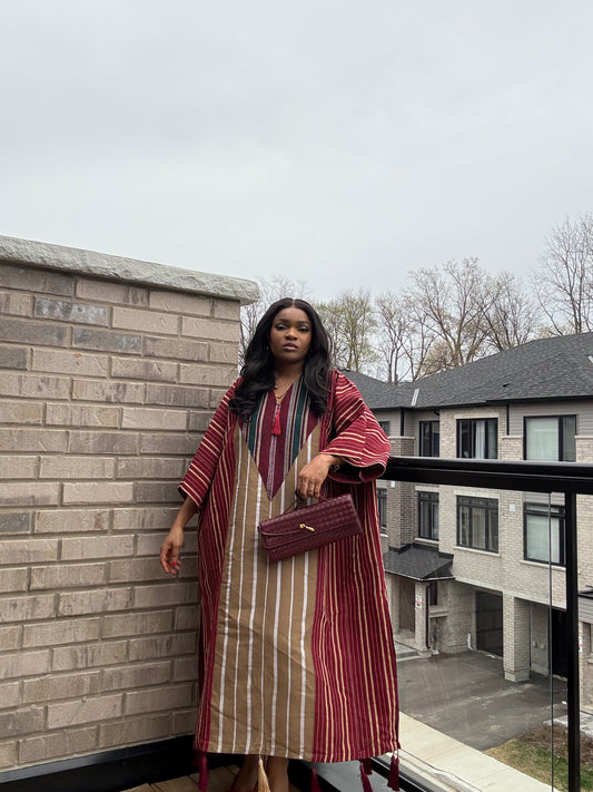 Fringe Asooke Kaftan