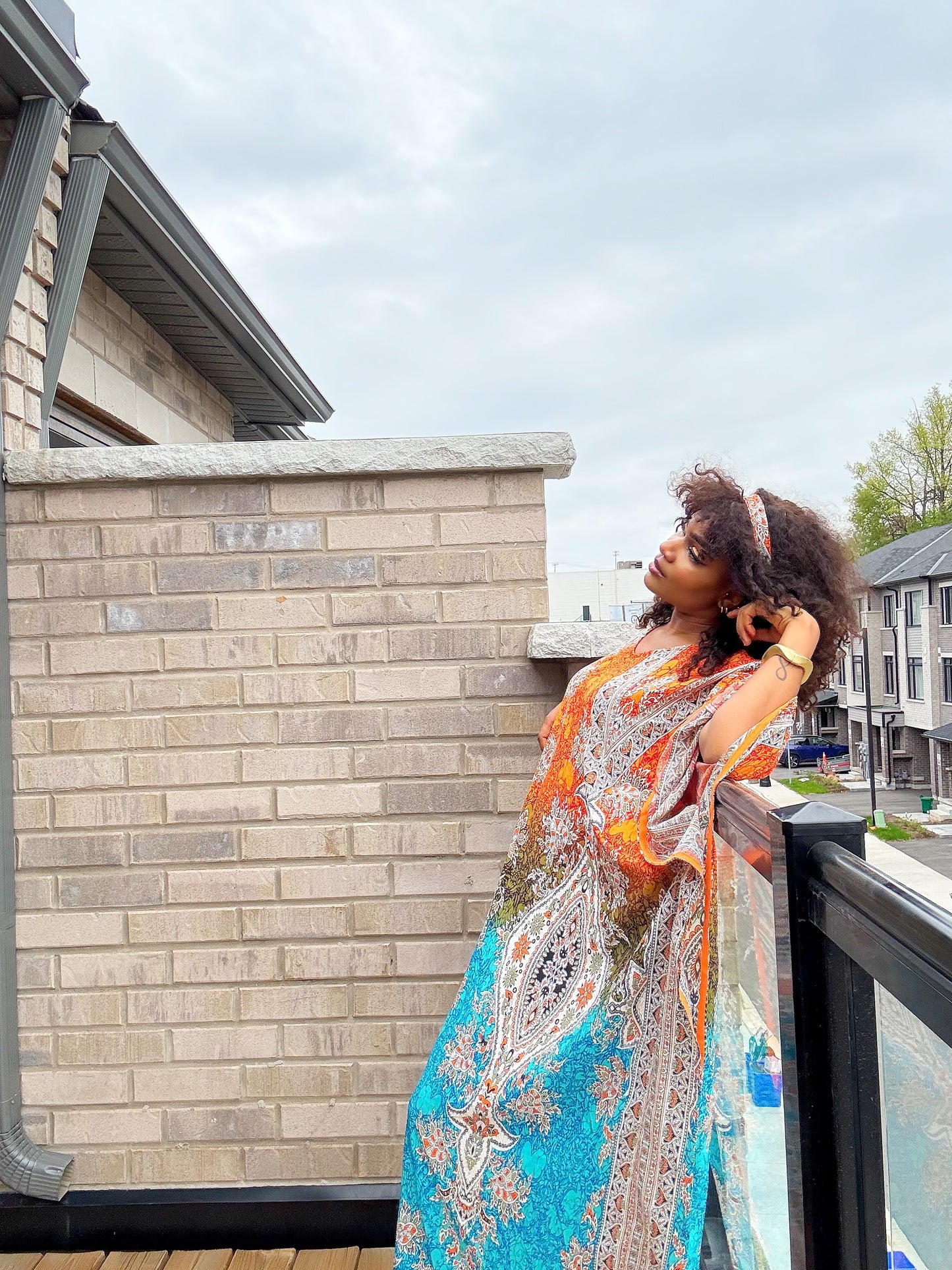 Moroccan sunset kaftan