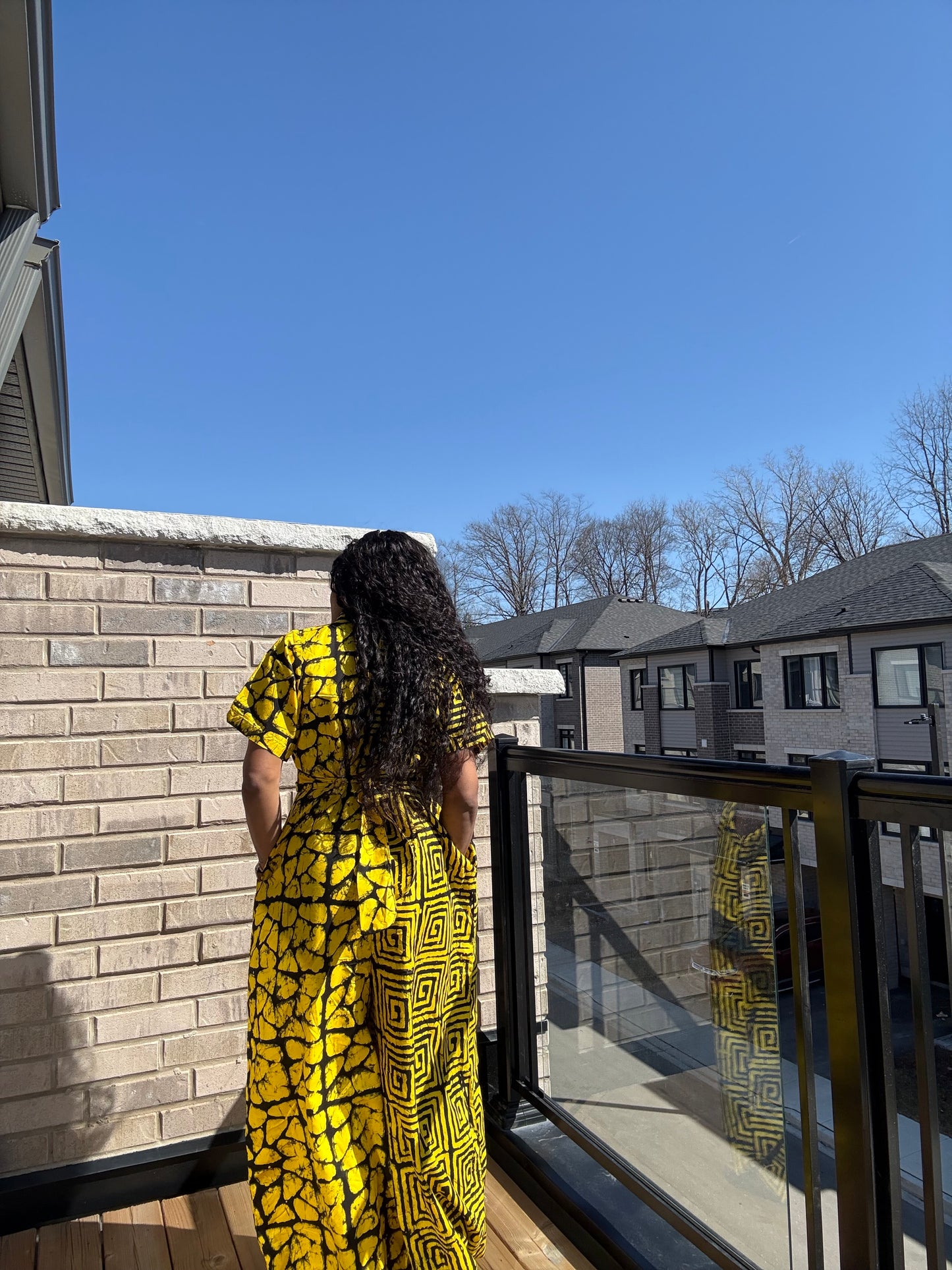 Maze Jumpsuit (Yellow)