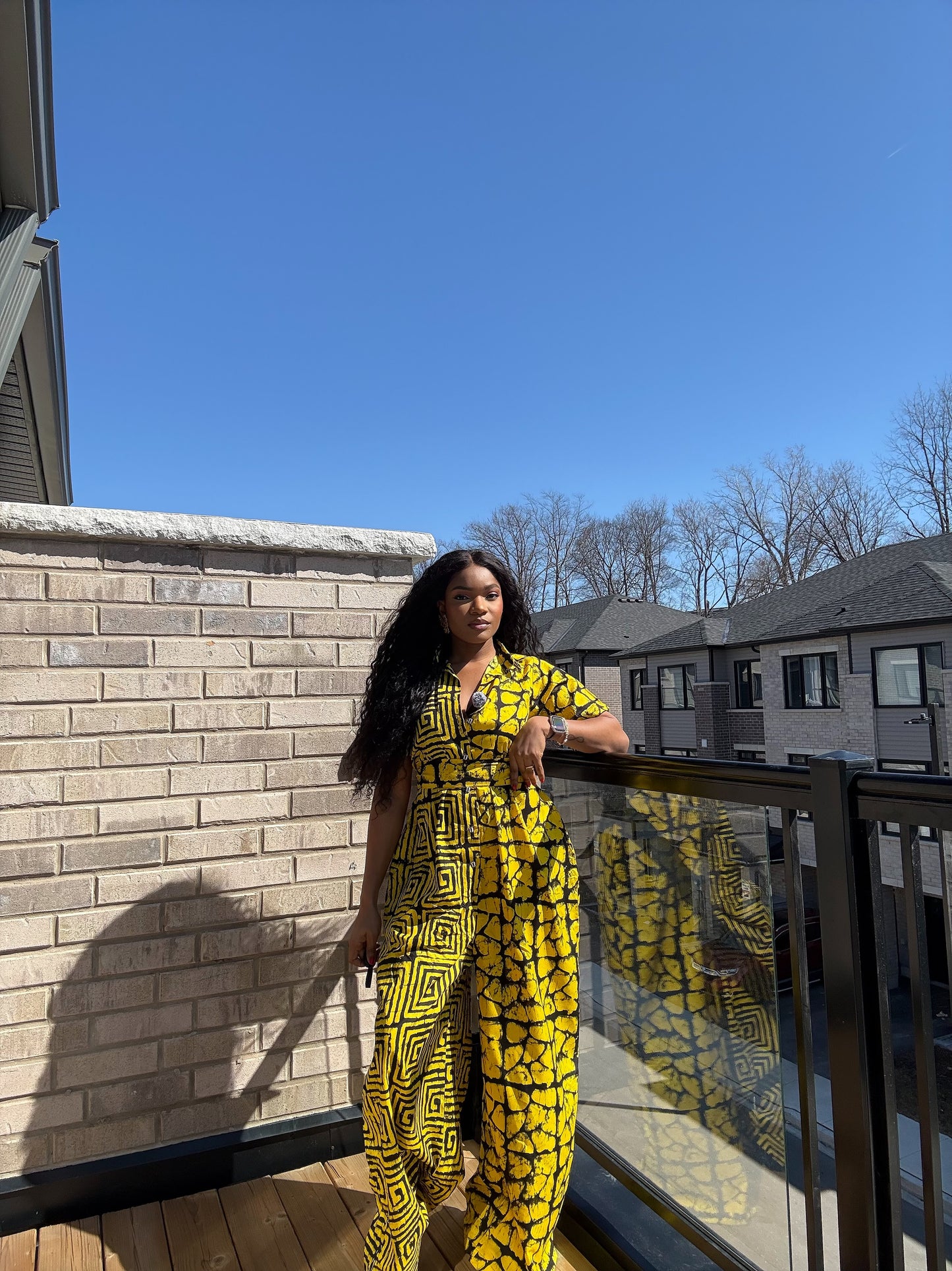 Maze Jumpsuit (Yellow)