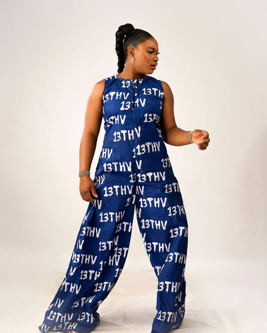 Bold Indigo Jumpsuit