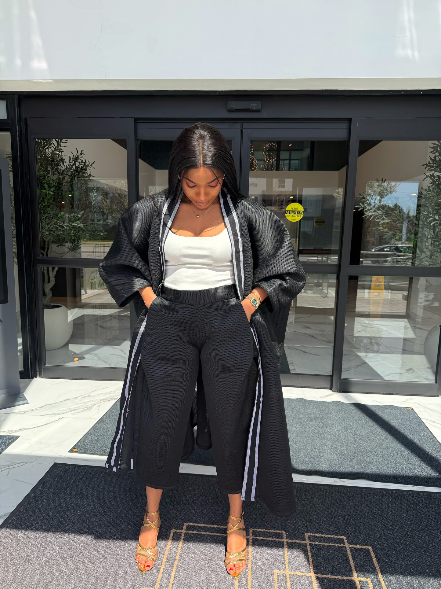 Mocha Drape Set (Black)